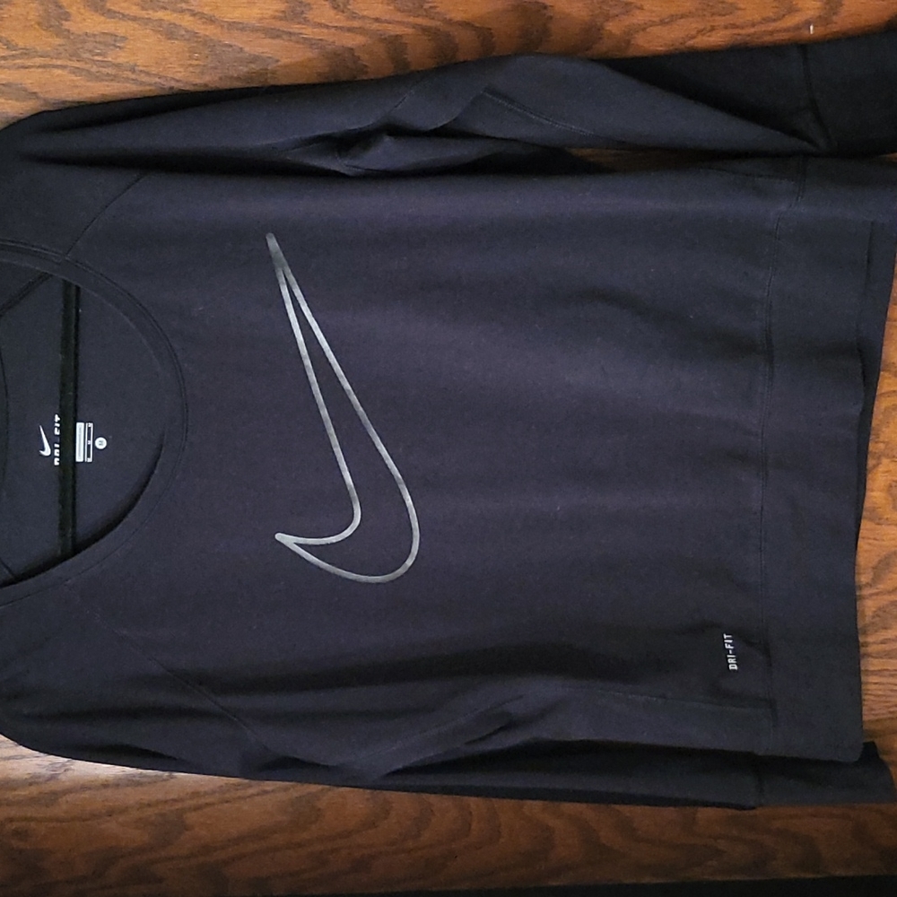 Nike sweatshirt with black swoosh
